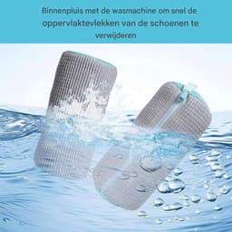 2-pack herbruikbare wasmachine schoenenzakken - cilindrische multifunctionele schoenenwaszak - anti-deformatie - verstelbare schoenenwaszak sportschoenreinigingszak, 360° reiniging witte schoenen - multifunctionele schoenenwaszak voor wasmachine en d — thumbnail 3