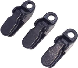 Tentclips - winddicht en ideaal voor outdoor-activiteiten - 50 stuks - zwarte kunststof — thumbnail 3