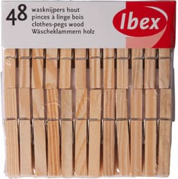 Wasknijpers ophangmandje met haak - fuchsia - en 96x houten wasknijpers van Sorbo - was ophangen — thumbnail 3
