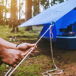 Vlaggentouw polyethyleen 6 mm 20 m - multifunctionele touw voor vlaggenmast-accessoires - waterdicht zon- en vuilafstotend - geschikt voor vlaggenmasten en diverse outdoorsporten. — thumbnail 2