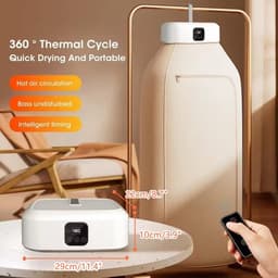 Equivera Condensdroger - Mini Wasdroger - Kleine Wasdroger - Droger - Condens Droger - Portable Droger — thumbnail 5