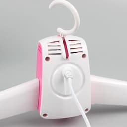 Draagbare Wasdroger - Elektrische Drogerhanger - Geschikt voor Reis - 1 stuk - Wit - Kunststof - Compact — thumbnail 2