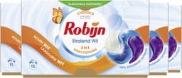 Robijn Wasmiddel - 3-in-1 Wascapsules - Stralend Wit - 4 x 15 stuks - 60 Wasbeurten - Voordeelverpakking — thumbnail 2