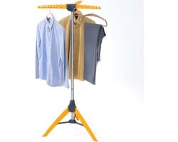 Tatkraft PALM Inklapbaar Droogrek 42 kleding hangers - Droogtoren - Wasrek - Droogrek Hangend - Wasrek Inklapbaar - Droogmolen - Opvouwbaar Staand Kleding Droogrek - Wasdroogrek - Droogrekken - Wasrek Staand - Voor Badkamer/Balkon/Binnen/Buiten — afbeelding 1