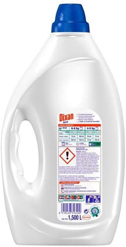 Dixan - Total - Effective Cleaning Action - Vloeibaar Wasmiddel - 1,5L - 30 Wasbeurten — thumbnail 5