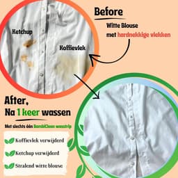 BambiClean Wasstrips Lentedroom - 120 wasbeurten - Milieuvriendelijke Wasmiddeldoekjes - Wasmiddel Strips — thumbnail 3