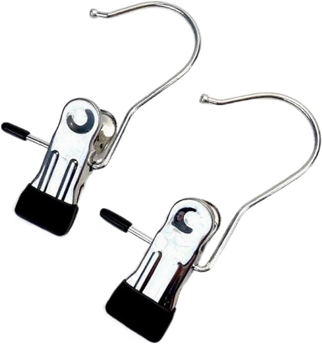 Wasknijpers Roestvrij Staal - Kledinghangers Clips - Kleding Drogen - Stevige Grip - 50 stuks - Zwart — afbeelding 1