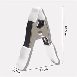 Metalen Veerclips - Griptangen A-vorm - Zaken Vastklemmen - Antislip Gekarteld Ontwerp - 6 inch - Rood — thumbnail 4