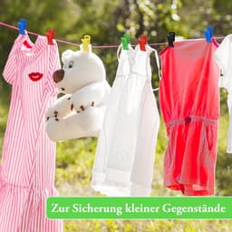 Sokkenklemmen 52 stuks - Wasknijpers sokken - Sokken sorteren - Stabiel clipontwerp - 3 cm - Meerkleurig — thumbnail 2