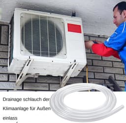 AC Afvoerslang - Airco Afvoerbuis - Water Afvoeren - Lekvrije Afdichting - 1.8 m - Wit — thumbnail 5