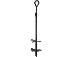 Grondanker - Tentanker Haring - Buiten Spullen Zekeren - Roestbestendig IJzer - 41 x 8 cm - Zwart — afbeelding 1
