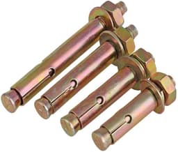 Expansiebout M16 - Vloeranker Schroef - Stevig Bevestigen - Gehard Koolstofstaal - 120mm Lengte - Zilverkleurig — thumbnail 2