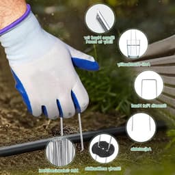 Set van 50 Grondankers met Extra Sterke Pegs, Gegalvaniseerde Grondankers en Bodemdoek voor Tuin en Landschap — thumbnail 2