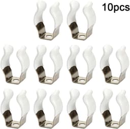 Gereedschap Clips - Veer Klemmen - Werkplaats Organiseren - Ruimtebesparend Ontwerp - 10 Stuks - Zilver — thumbnail 4