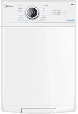 Midea MF100T80B/W-HR - Wasmachine - Bovenlader - Wit - 1300 rpm - 78 dB - A label - Waterverbruik 48 l - 8 kg nominale capaciteit — thumbnail 4