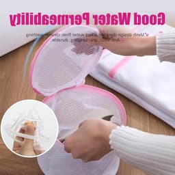 Herbruikbare Wasnetten Set van 3 voor de Wasmachine met Rits, Perfect voor Bh's, Ondergoed en Sokken, Duurzaam en Efficiënt — thumbnail 3