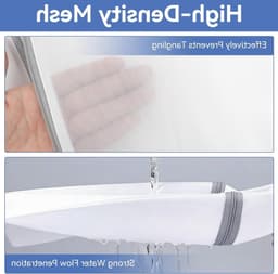 Set van 4 Wasnetten voor de Wasmachine met Verborgen Ritsen, Duurzaam en Sterk, Waszak voor Kleding, Ondergoed en Babykleding (40 x 50 cm) — thumbnail 5