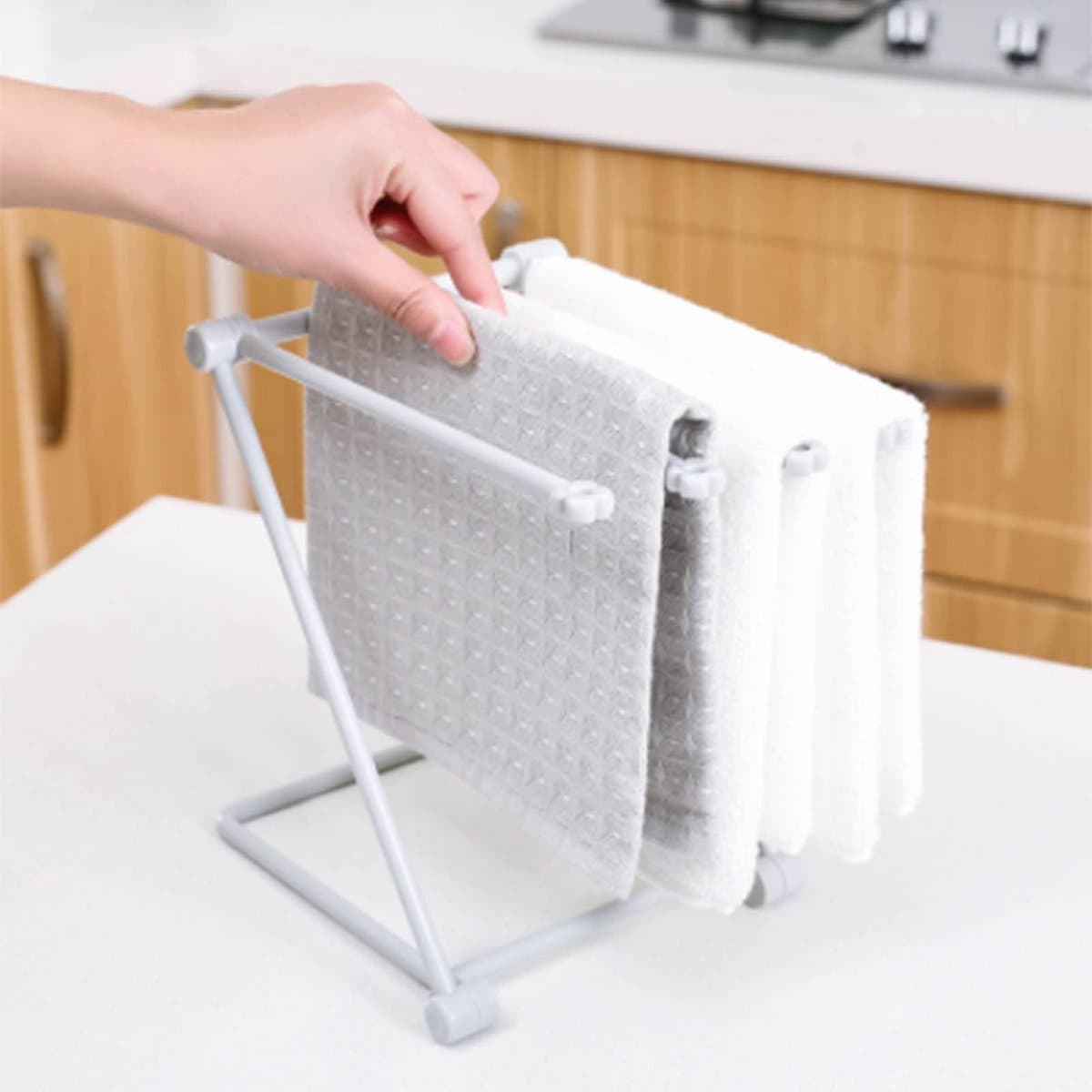 Dailygoods- Vaatdoek Droogrek Lichtgewicht - Opvouwbaar — afbeelding 1
