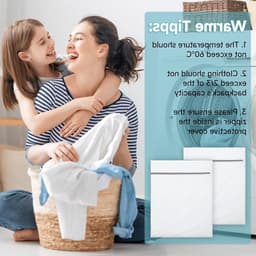 Grote wasnetten van 60 x 80 cm voor de wasmachine, herbruikbare waszakken voor delicate kleding en ondergoed — thumbnail 3