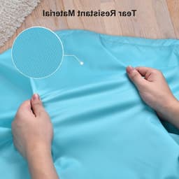 Grote Waszakken Set van 2 - Opvouwbare Opbergzak met Trekkoord 60x80cm voor Kleding, Speelgoed en Reizen — thumbnail 2