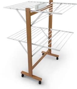 ARIT - Droogrek CIGNO – 20 meter ophangdraad – Massief beuken - Made in Italy - Arredamenti Italia — thumbnail 1