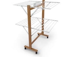 ARIT - Droogrek CIGNO – 20 meter ophangdraad – Massief beuken - Made in Italy - Arredamenti Italia