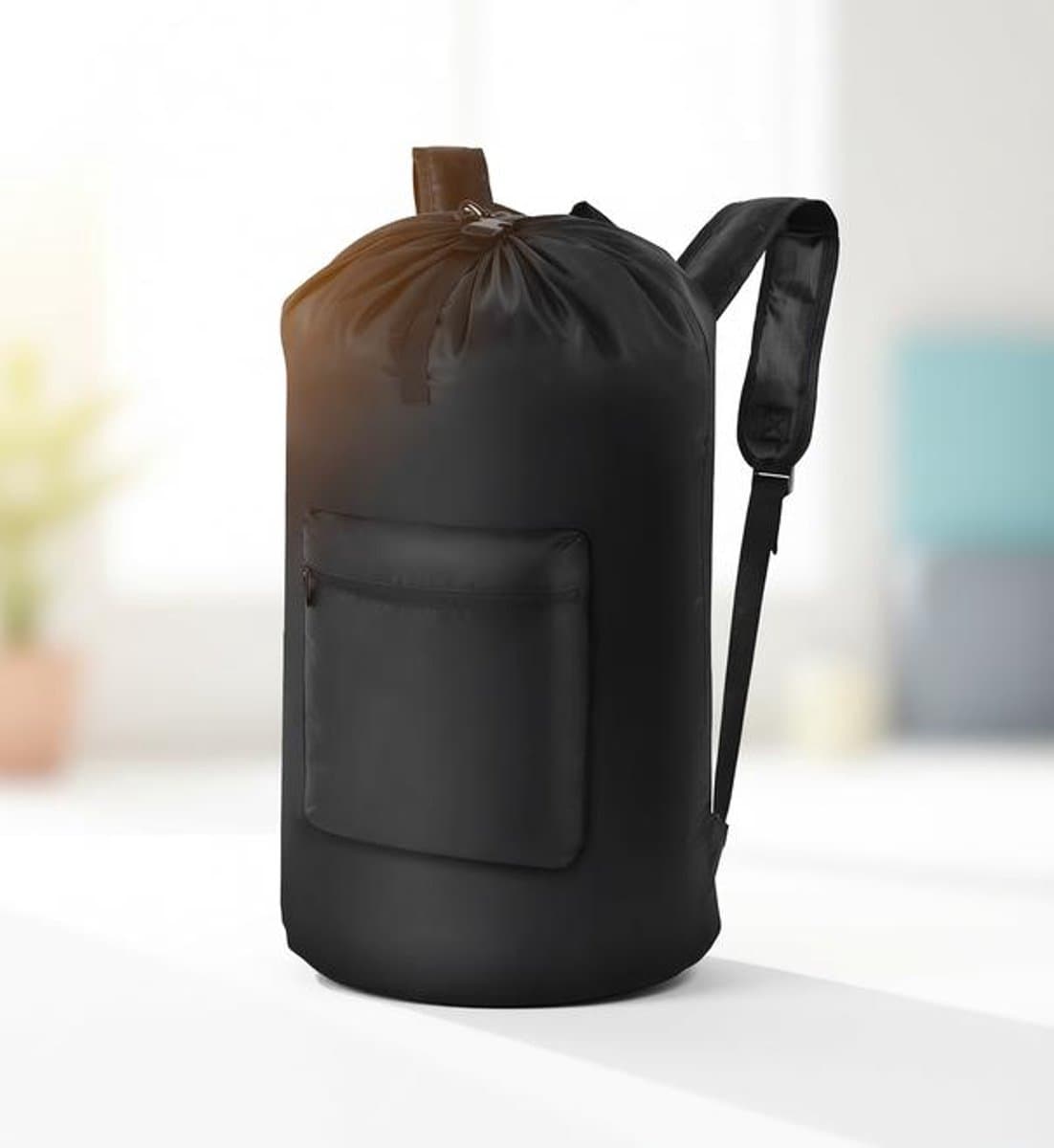 Maison Elara Opvouwbare waszak met trekkoord voor reizen en kamperen - 81 x 41 cm — afbeelding 1