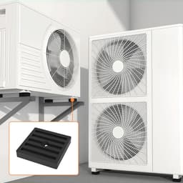 Rubberen Dempers - Trillingsdempers Airco - Geluidsreductie Buitenunit - Slijtvast Anti-Vibratie - 16 Stuks - Zwart — thumbnail 4
