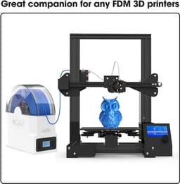 Filament Droogkast - Ontvochtiger Opslag - 3D Printen Verbeteren - Gepersonaliseerde Instellingen - 27cm Breed - Transparant Wit — thumbnail 4