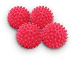 Droogballen 4-pack - Niet-giftige - herbruikbare droogballen - Rood — afbeelding 1