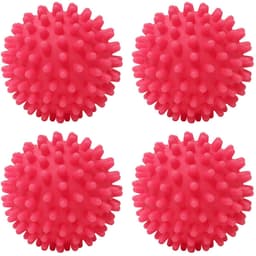 Droogballen 4-pack - Niet-giftige - herbruikbare droogballen - Rood — thumbnail 5