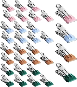 Roestvrijstalen Wasknijpers Set van 32 Stuks - Duurzame, Antislip en Multifunctionele Klemmen voor Binnen en Buiten — thumbnail 1