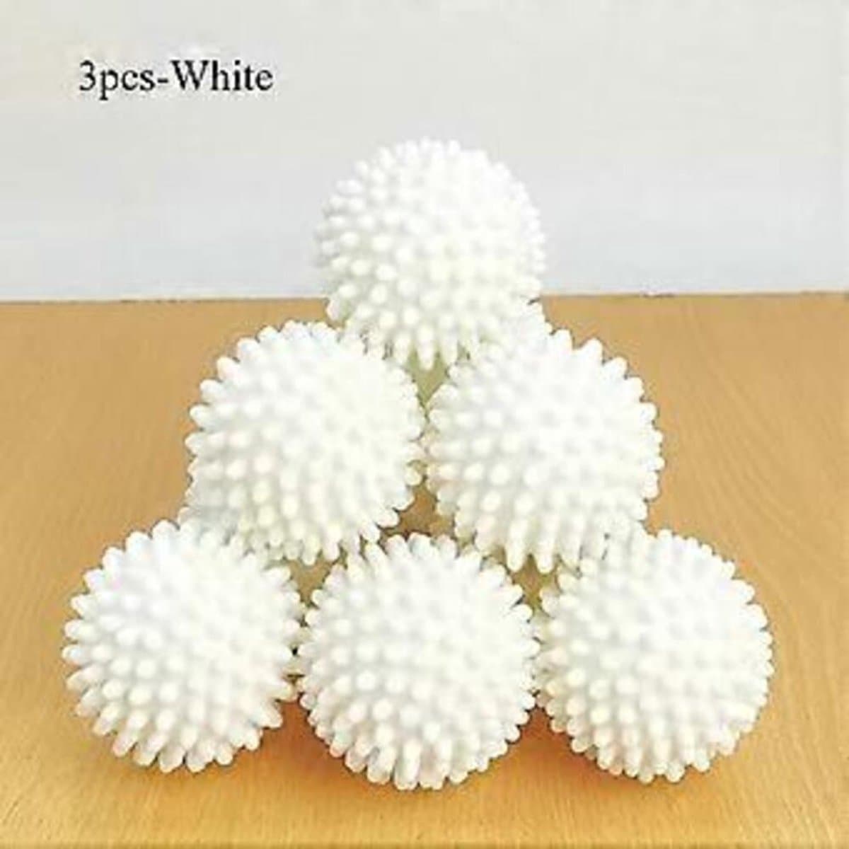 Droogballen voor de was - wit 6PCS - Milieuvriendelijke wasverzachter en antistatische werking — afbeelding 1