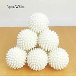 Droogballen voor de was - wit 6PCS - Milieuvriendelijke wasverzachter en antistatische werking — thumbnail 1