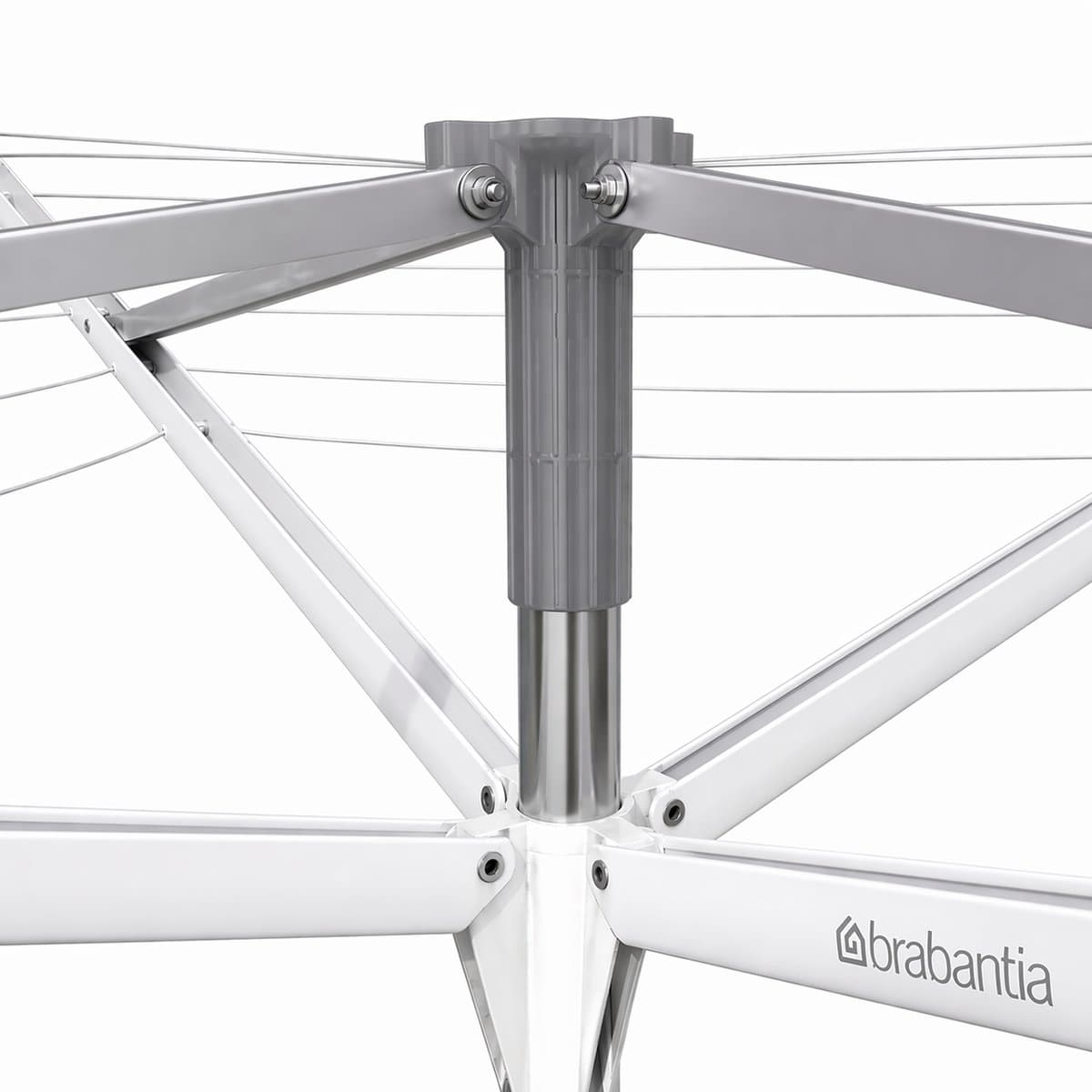 Brabantia Droogmolen Reparatie Onderdeel - Droogrek Middenstuk Vervanging - Waslijn Draaimolen Reparatie Set - Tuin Droogrek Herstel Onderdeel - Duurzaam Alternatief Voor Nieuwe Droogmolen - Universeel Compatibel - Grijs — afbeelding 1