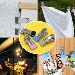 Metalen wasknijpers - multifunctioneel en antislip - 40 stuks - verschillende kleuren — thumbnail 5