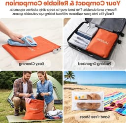 Waterdichte reiswaszakken, 2 stuks met ritssluiting voor veilig en georganiseerd wassen — thumbnail 3
