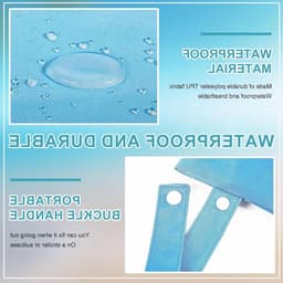 Set van 3 Waterdichte Waszakken 40 x 30 cm voor Reis, Sport en Camping - Ideaal voor Zwemkleding en Vochtige Kleding — thumbnail 5