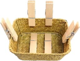Knijper Werkset - Fijne Motoriek Speelgoed - Ontwikkeling Vaardigheden - Natuurlijke Materialen - 15cm Mand - Natuurlijk — thumbnail 5
