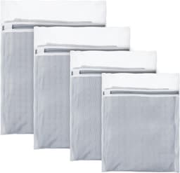 Set van 4 Mesh Waszakken voor de Wasmachine - Duurzame Waszakken voor Delicate Kleding, Ideaal voor Reis en Studentenhuis, Beschikbaar in Verschillende Maten — thumbnail 1