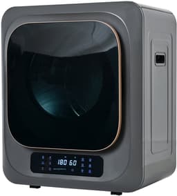 Mini Wasdroger - Compacte Luchtafvoerdroger - Met UV Sterilisatie - Geschikt Voor Wandmontage - 4kg Capaciteit 850W - Voor Kleine Ruimtes - RVS Trommel — thumbnail 1