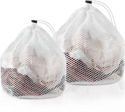 Set van 2 wasnetten met trekkoord voor delicate kleding, ideaal voor wasmachine en reizen, 11.8"x15.8"/15.8"x19.7 — thumbnail 1