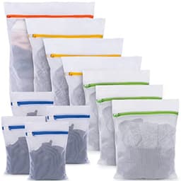 Waszak voor wasmachine 11 stuks – set met ritssluiting voor beha, reizen, schoenen, koffer, sokken – meerdere maten — thumbnail 1