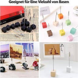 Krokodillenklemmen - Memo Clips - Foto's Presenteren - Uniek Draadontwerp - 50 Stuks 15cm - Zilver — thumbnail 5
