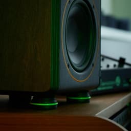 Luidspreker Voetjes - Speaker Dempers - Trillingen Dempen - Laadvermogen 36kg - Set van 4 - Zwart — thumbnail 3