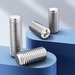 Dailygoods- Madenschroeven M3x4mm - 100 Stuks - Roestvrij Staal - Pinschroeven - Schroefdraadpennen - Schroefdraadgat — thumbnail 5