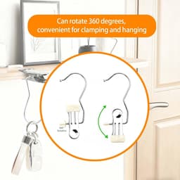 Dailygoods- Wasknijpers Roestvrij Staal - Set van 60 - Duurzaam - Compact 10.5 x 2.3 cm - Ideaal voor Binnen/Buiten - Stevige Veer - Knijpers — thumbnail 4