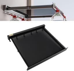 Dailygoods- Droogrek Intrekbaar - Wandmontage - Opvouwbaar - Aluminium - Ademend Mesh - Ruimtebesparend Ontwerp - Kledingrek — thumbnail 4
