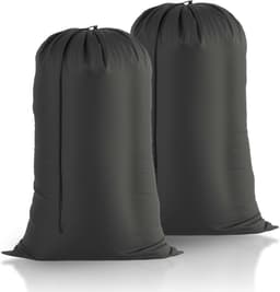 Reiswaszakken Set van 2, 70 x 115 cm, Vouwbare Waszakken voor Kleding, Ideaal voor Camisas, Chaquetas en Jerséis (Zwart) — thumbnail 1