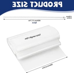 Afvoerslang 10 m voor regenpijpen, tijdelijke slang voor afvoer tot Ø 125 mm inclusief 5 kabelbinders, waterdicht en flexibel — thumbnail 5